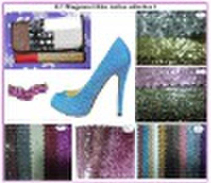 glitter leather,pu leather,shoe leather,decorative