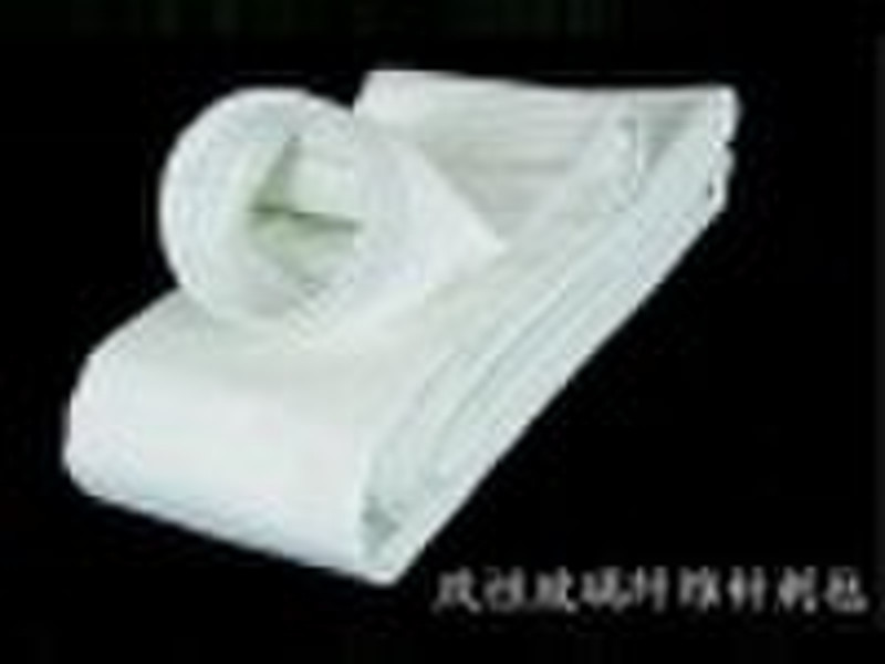 Modification of glass fiber needle felt