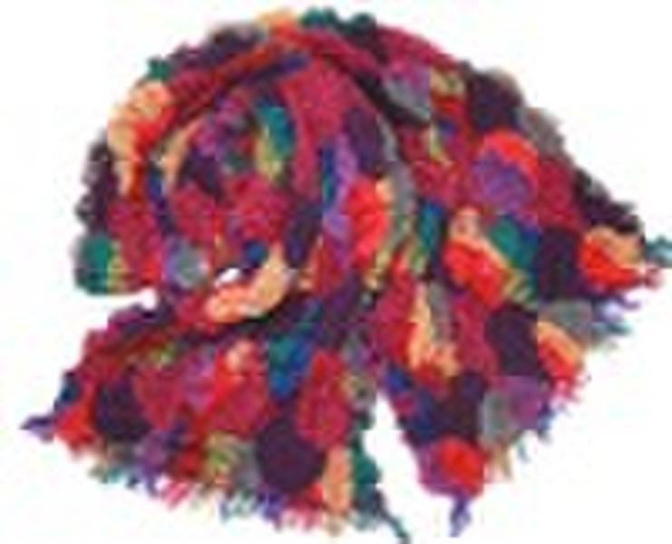 lady's colorful spumous shawl R795