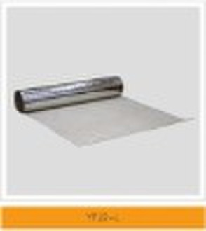 Rubber underlay with aluminum film