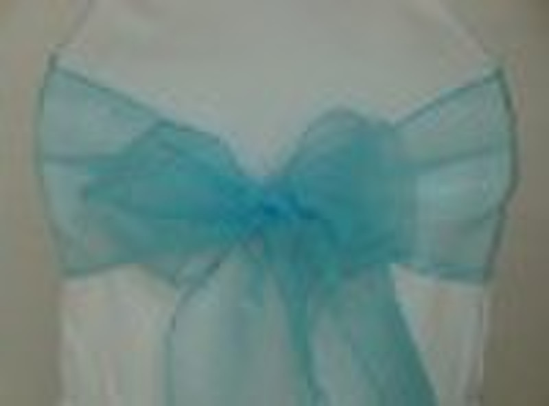 sparkle organza sashes