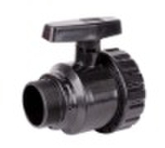 plastic PVC male single union ball valve