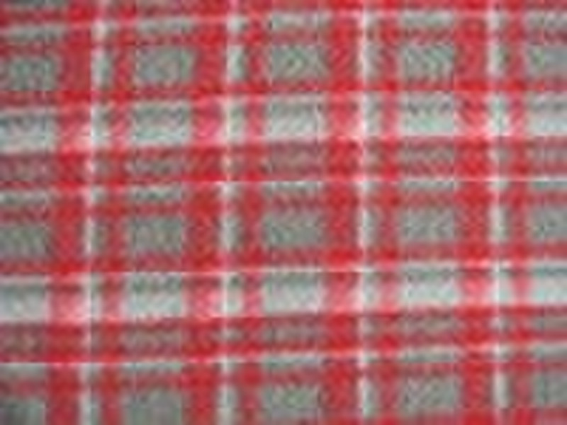 faux fur  Jacquard sherpa