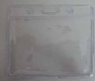 clear PVC card cover