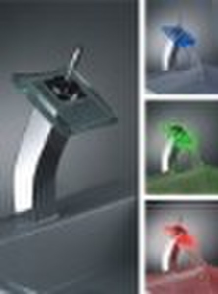 LED basin tap