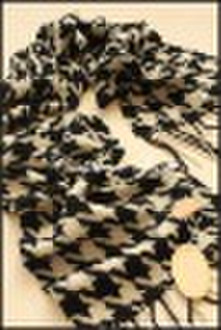 wool Houndstooth scarf