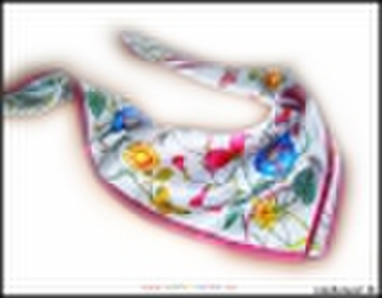 silk printed scarf