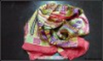 silk printed scarf