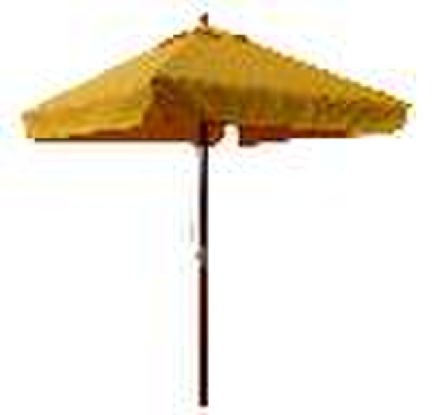 Square wooden umbrella