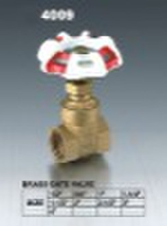 4009 brass gate valve with iron wheel