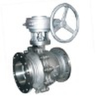 2PC flange ball valve(floating ball valve,worm whe