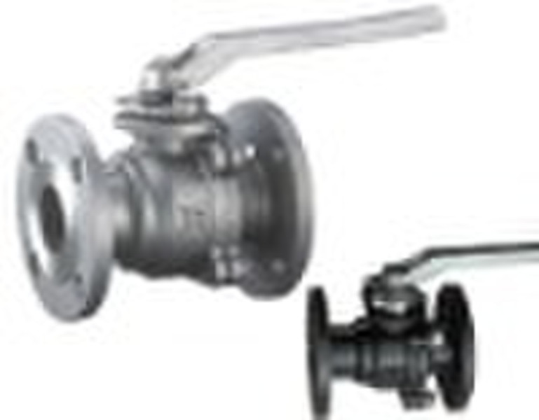 2PC flange ball valve (floating ball valve), ANSI