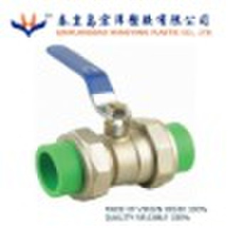 Brass Double Union Ball Valve - PPR adaptors