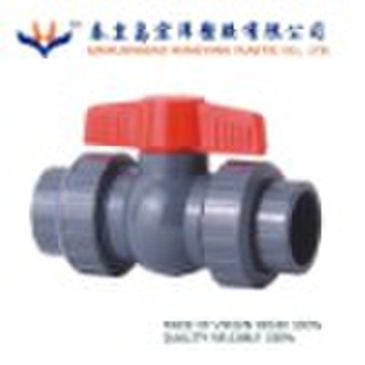 PVC Double Union Ball Valve