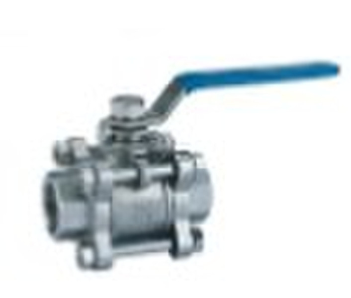 Full Bore Three-Piece Ball Valve (stainless steel