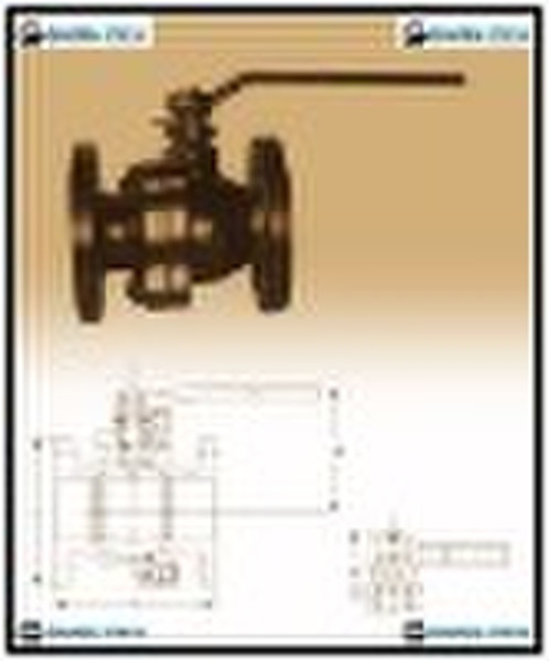 JIS Cast Iron 2-PC Ball Valve