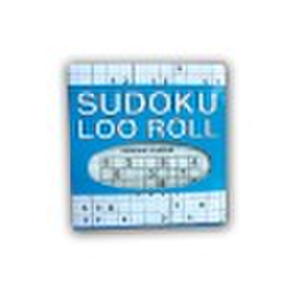 Sudoku bedrucktes Toilettenpapier