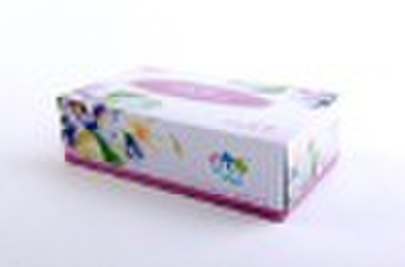 quadrate box facial  tissue paper