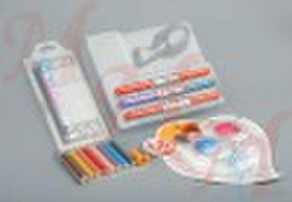 plastic transparent crayon packaging tray&box