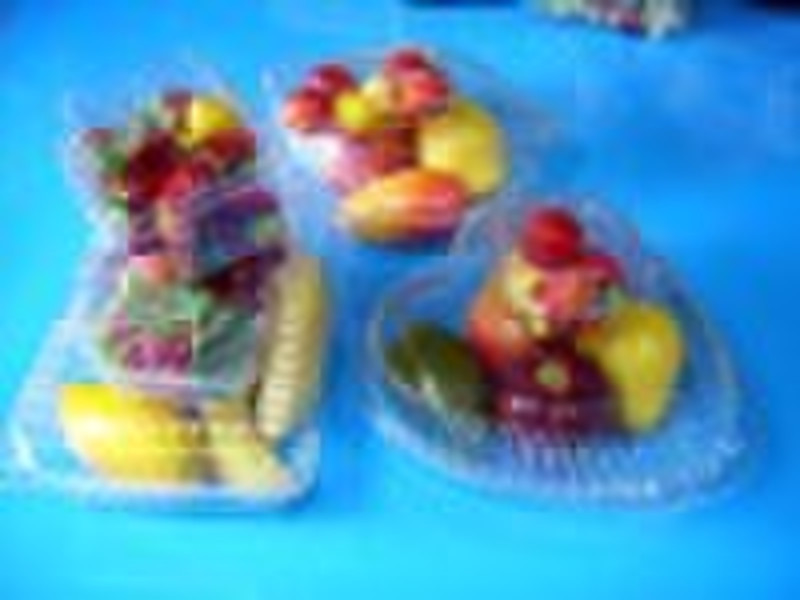 pet fruit packaging clear box in different shapes