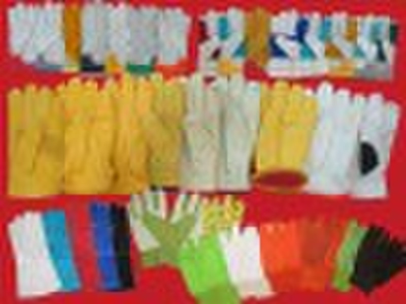 genuine leather glove/working glove/industrial glo