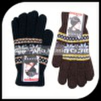 Men's nice Jacquard glove