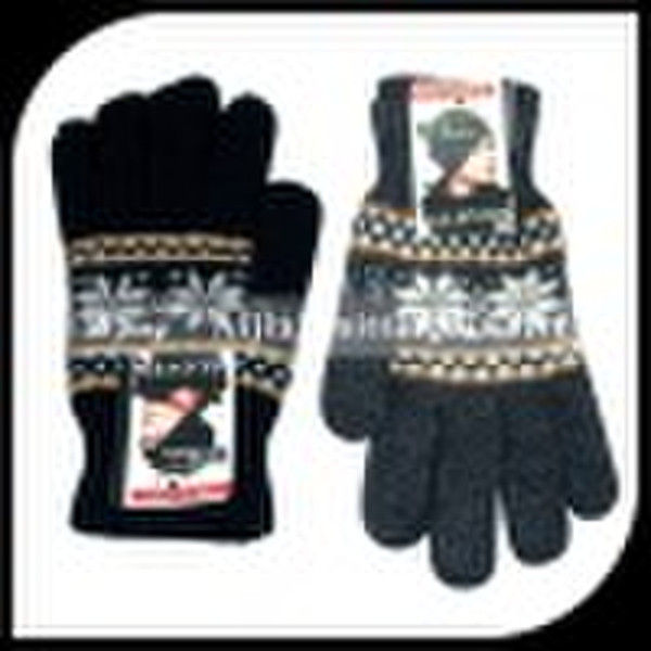 Men's nice Jacquard glove