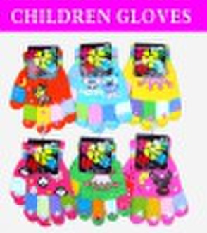 Acrylic offset print fashion gloves