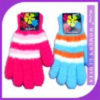 Acrylic offset print fashion gloves