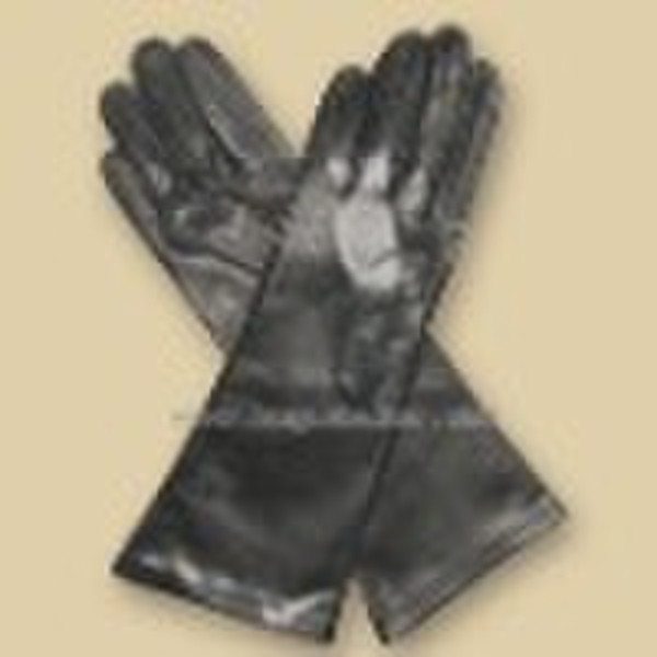 Long Ladies Leather Gloves