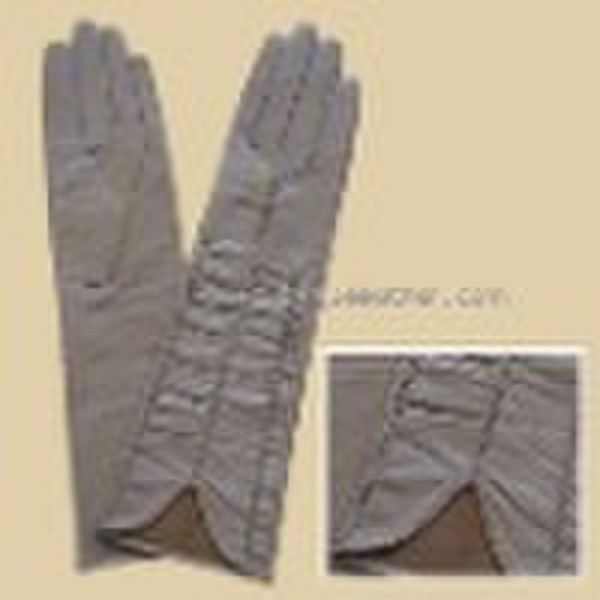 Long Ladies Leather Gloves