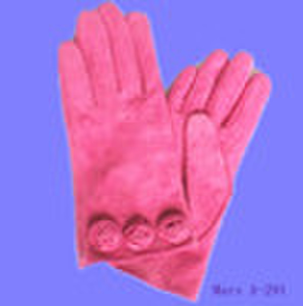 colorful leather glove ,fashion ladies leather glo