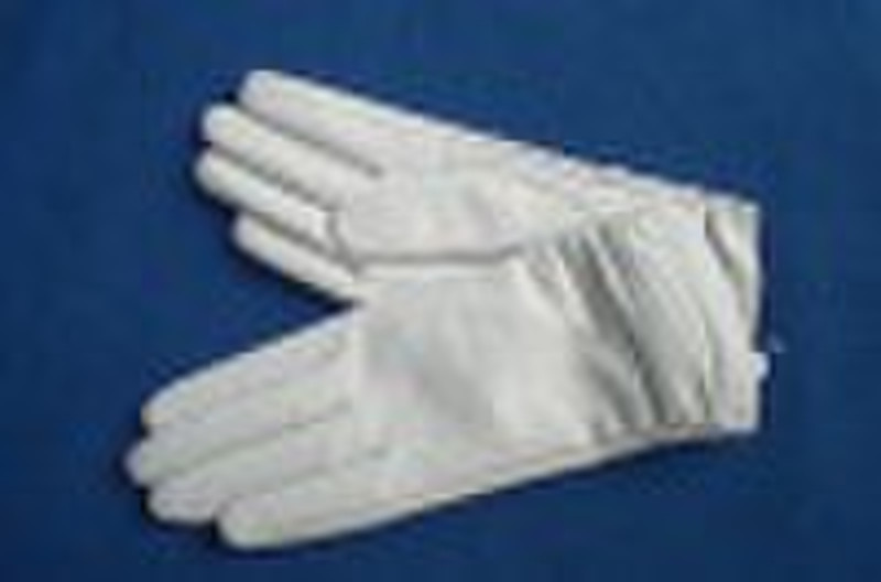 Ladies leather glove,white glove, white leather gl