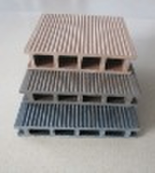 Wood-plastic composite decking