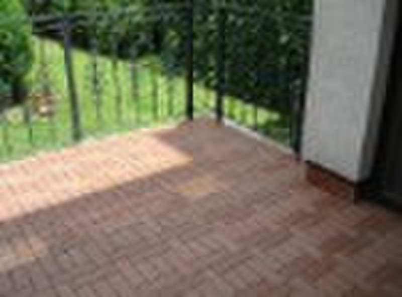 Wood-plastic composite decking