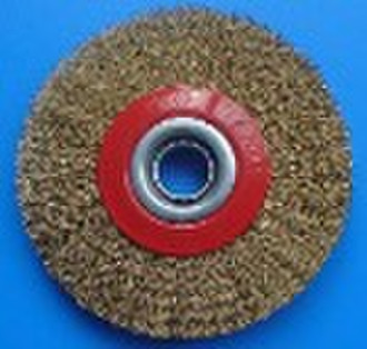 crimped wheel brush