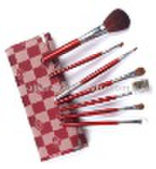 New Mini Red 7 Stück Kosmetik Pinsel Set