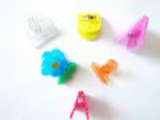 colorful lovely plastic clips