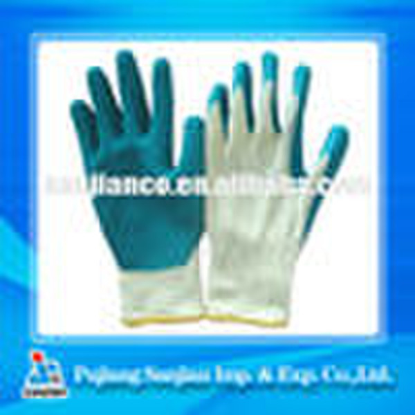 Latex Glove Latex Coated cotton glove PU PVC Nitri