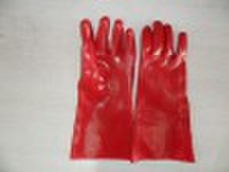 pvc dipped glove for oil industry