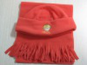 3pcs  fleece sets ( scarf  hat  glove)