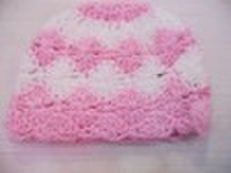 fashion acrylic knitted crochet hat