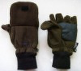2010 hot sell polyester fishing gloves with finger