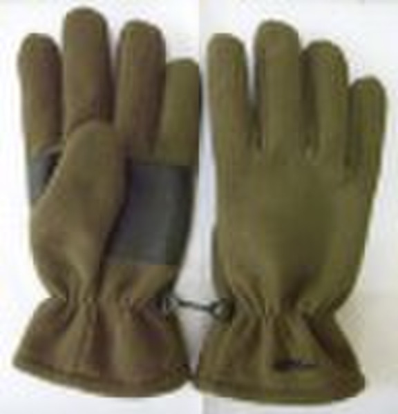 polar fleece gloves with windproof