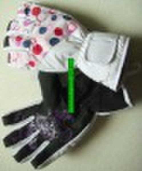 2010 hot sell women's snowboard  white gloves