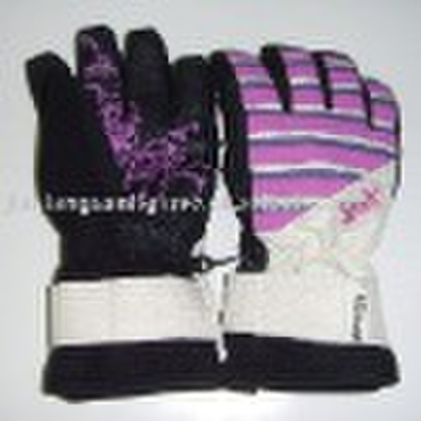 fashion  ladies ski gloves