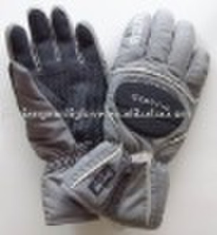 men's fashion winter ski gloves with waterproo