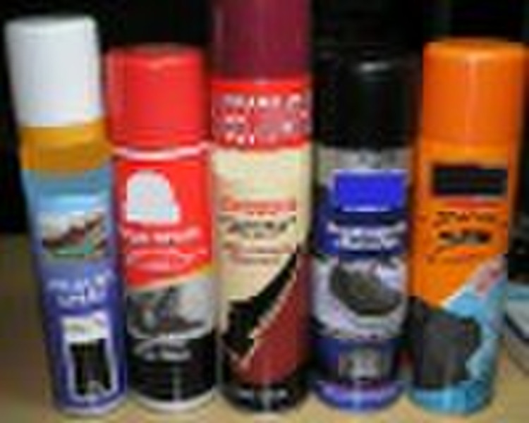 Aerosol shoe care products