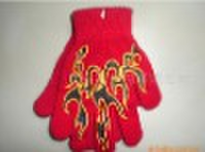 Children's knitting glove