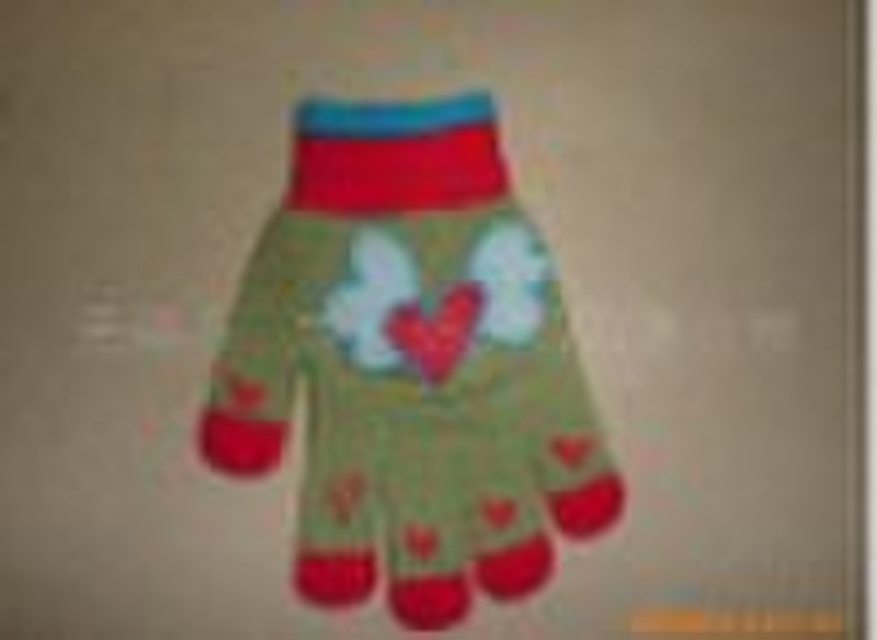 children's knitting gloves